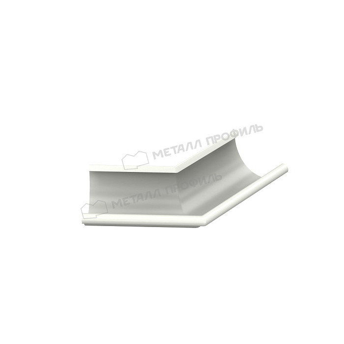 Угол желоба наружный 135 градусов МЕТАЛЛ ПРОФИЛЬ Foramina PUR D125 Ral 7024